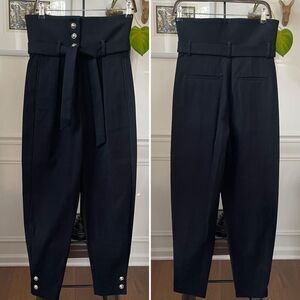 NWOT IRO Caelia High Waist Paperbag Trousers Pants $500 36 4